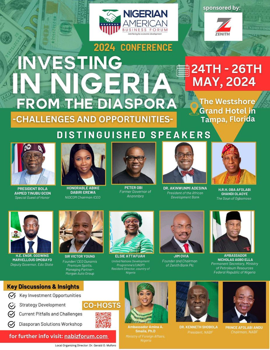 DeleObaitan's tweet photo. Register for the 2024 NABF conference now!!! Spaces and accommodation are limited. See you at the conference in sunny Tampa, Florida.😎🇳🇬🇺🇸🇳🇬🇺🇸🇳🇬🇺🇸 https://t.co/HDqAbTI0tR
