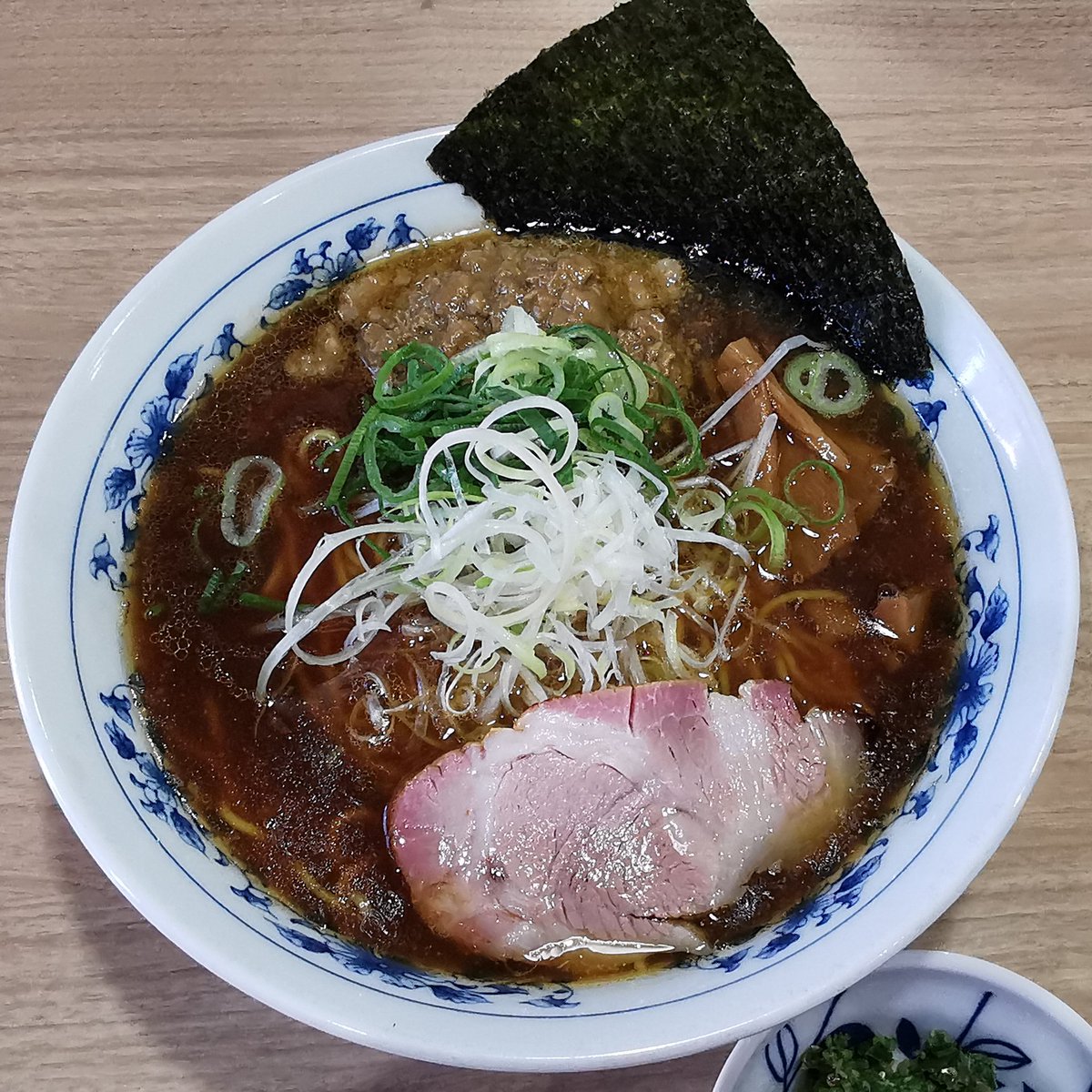 【悪だくみ】【悪だくみ(悪肉味玉抜き)+青唐】 #覆めん花木 変態ラーメンを食べに集う変態ども、お前たちは皆公安当局にマークされているはずだ