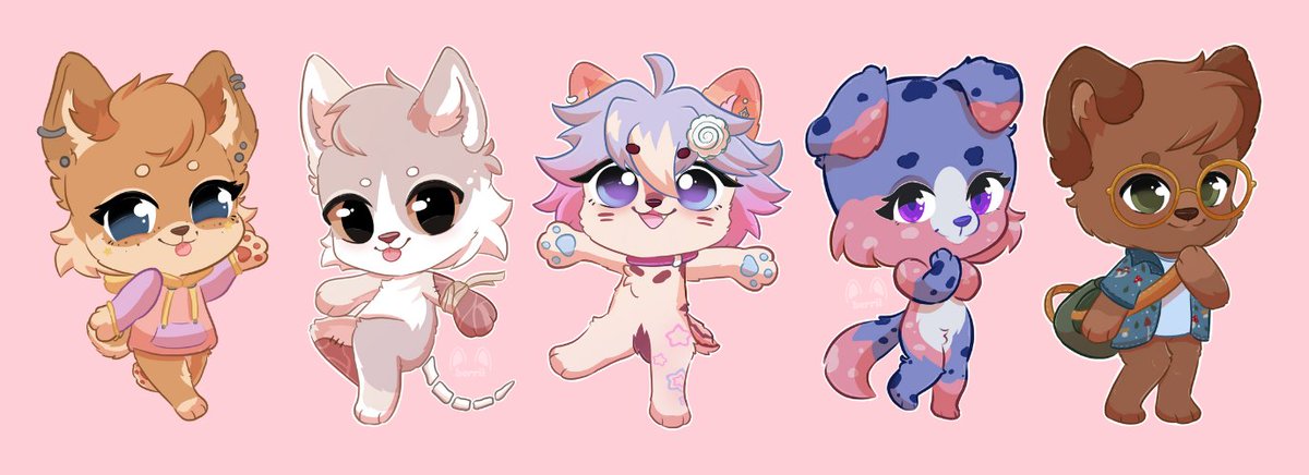 Compiling all my cheebs! These are still open for 💲1⃣5⃣ (🚫clothes/props) and 💲2⃣0⃣ (✅clothes/props) !