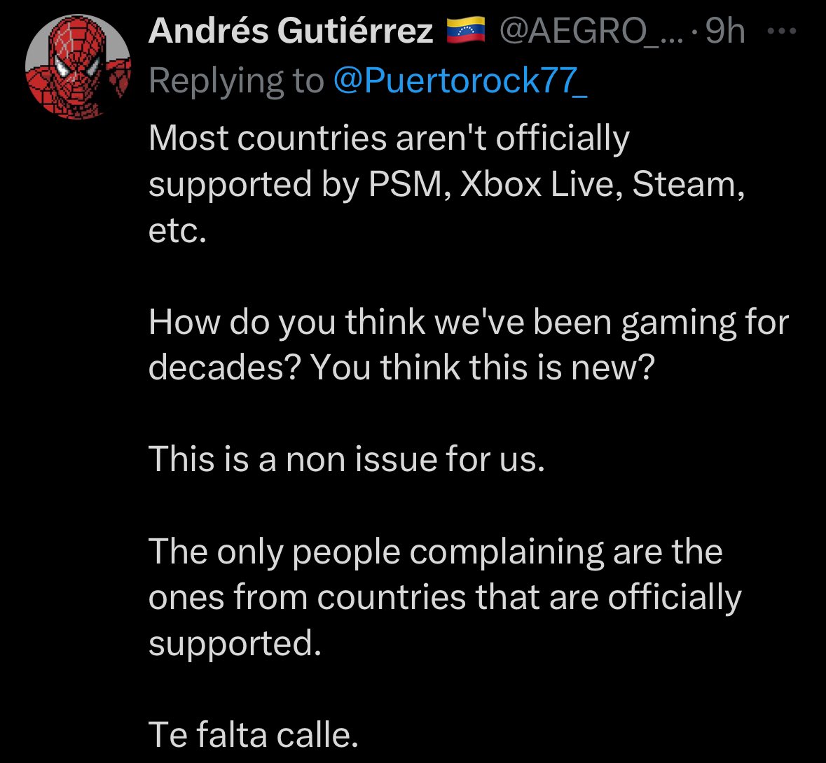 I’ve noticed people in countries unsupported by PSN are whining less than people in supported countries. 🤔