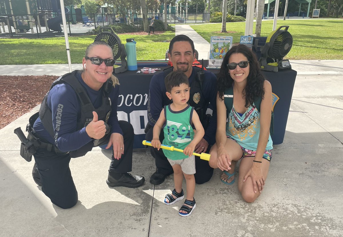 Many thanks to all of the wonderful families who came out to our Water Safety Day today at the Community Center. In case you missed it, check out coconutcreek.net/childwatersafe… #WaterSafety #SwimSafety #WorkingTogether #MakingaDifference