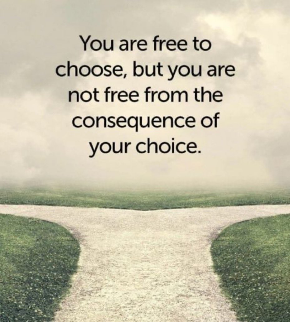 Truth! Choose wisely my friends! ♥️🥰🫡