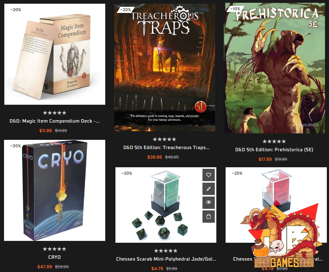 UnderbanePro's tweet image. Need a gift for that Gamer Wife, or Mother, or want to treat yourself this Mother's Day? Many Tabletop/Board Games, and accessories are on sale now!

Check it out: underbanegames.com/search?q=On%20…

#mothersday #tabletopgames #dungeonsanddragons #boardgames #gamenight