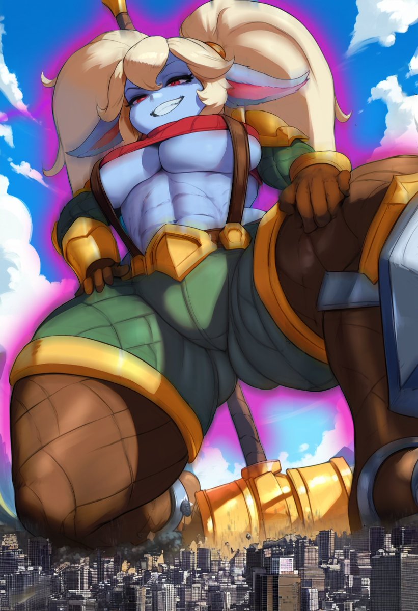 dspaceous's tweet photo. Request: Poppy (League of legends) being grown by Lulu and looming over a Demacian city, threatening to crush everyone"
#giantess #aiartwork #LeaguefLegends 
Three more images are planned for tomorrow and monday! sneak peeks:
"Chara" "Chiyari" "Tanya" https://t.co/UONhWQIGaj