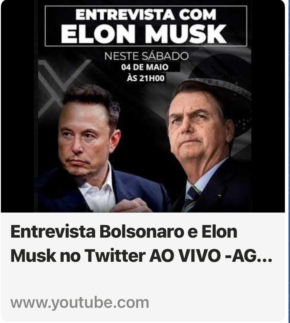 🚨URGENTE🚨 Neste momento da live do Presidente Bolsonaro, Elon Musk e Mario Nawfal ao vivo a TV Florida-USA informa que Brasil e EUA estão sofrendo milhares de ataques cibernéticos!! A esquerda é diabólica!!