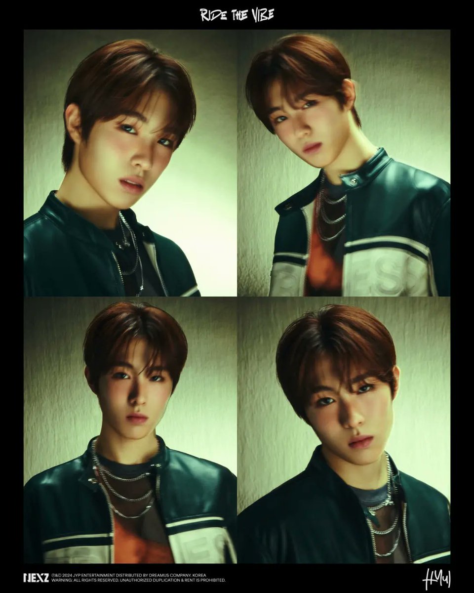 〔 📰 INFO ━ 040524 〕

NEXZ(넥스지) "Ride the Vibe"
TEASER IMAGE #1

HYUI 💙 

💿 2024.05.20 MON 6PM (KST)

#NEXZ #넥스지 #ネクスジ #RidetheVibe #NEXZ_RidetheVibe #NEXZ_RTV #RTV #NEXZ_RidetheVibe_Debut  #HYUI #ヒュイ