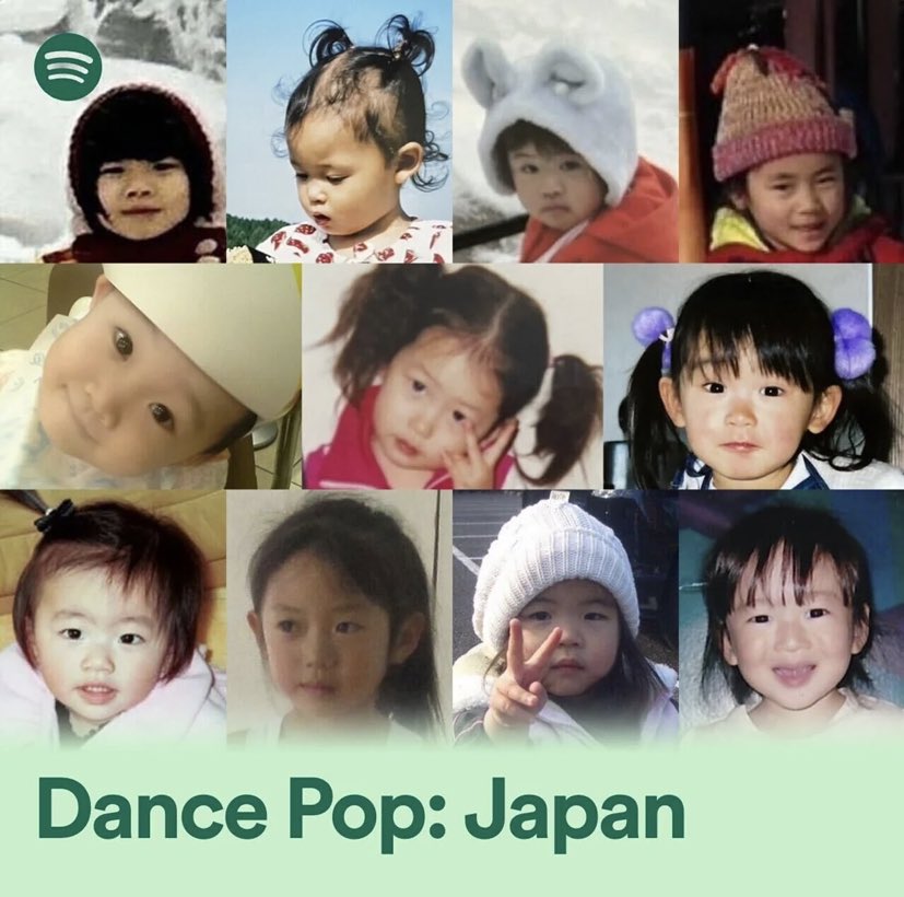 🎶:⊹˚₊Spotify 毎年恒例 
          「こどもの日」特別企画🎏🧒🏻👦🏻

Dance Pop: Japan のPlaylist 
📸 カバー写真が
ME:Iの子どもの頃の写真に変更

🔗open.spotify.com/playlist/37i9d…

#ME_I #spotify