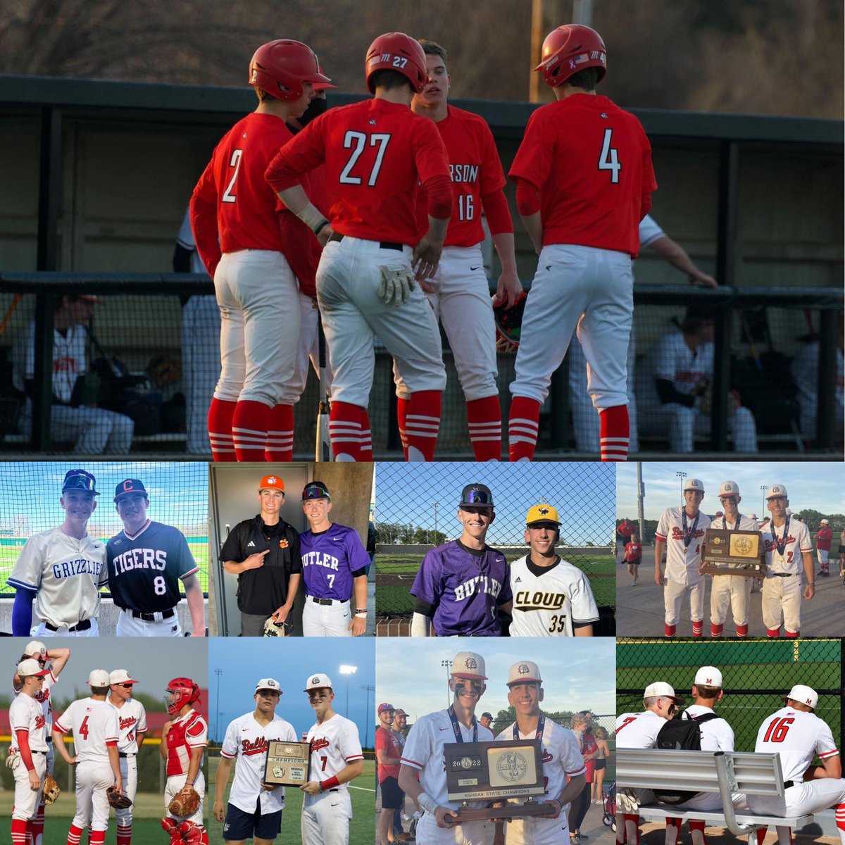 @BullPupBaseball Alum’s!! Being able to compete against these guys in Juco now is a blessing. All the countless hours of hard work and memories we have made together I wouldn’t trade for the world. Love you fellas. @AlvordHunter @dawsonfeil2 @jaret_myers04 @CoachGerst