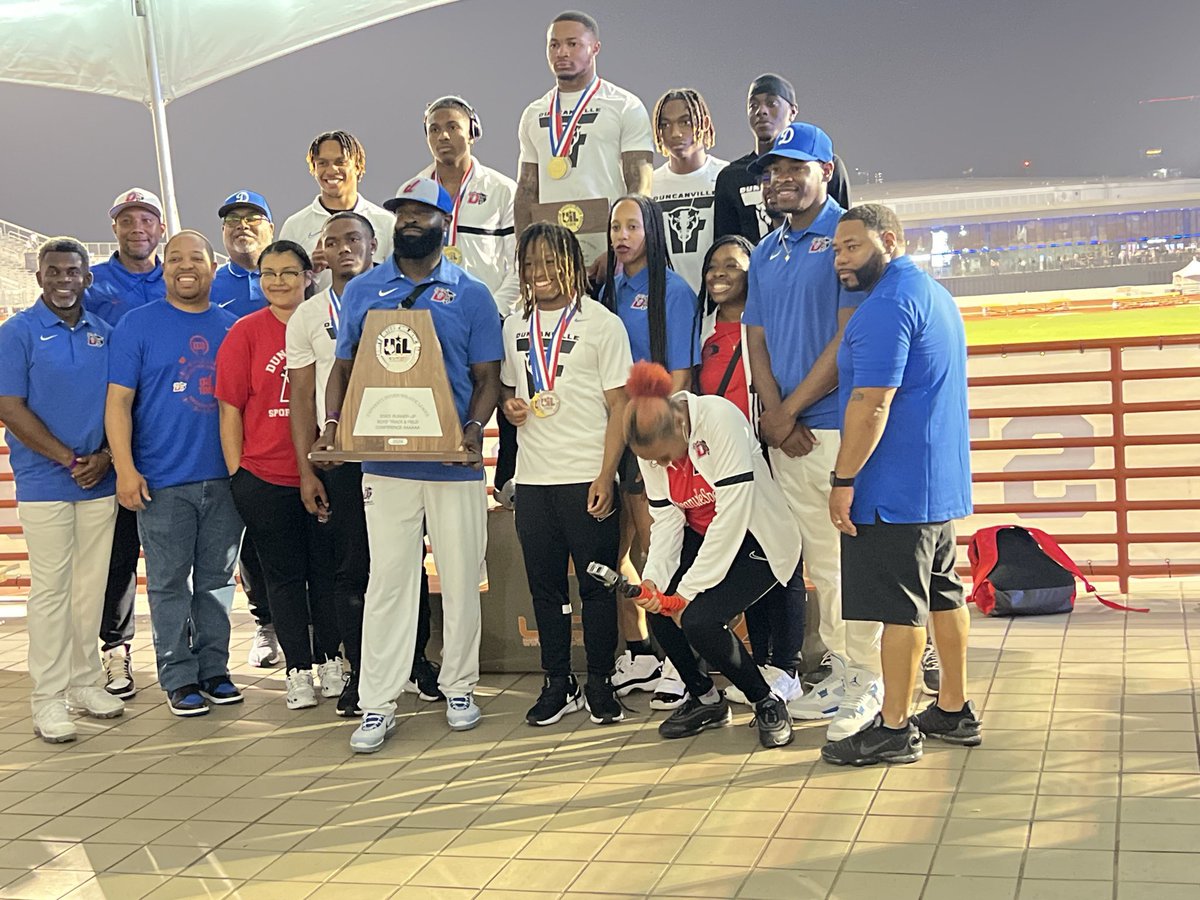 Your 2024 UIL 6A Boys Track & Field Runner- Ups @Duncanville_Tf Congratulations