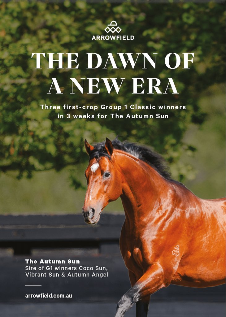 🍁 THE AUTUMN SUN 🍁 The dawn of a new era 🌅 3 first-crop Group 1 Classic winner in 3 weeks for The Autumn Sun ☀️ @ArrowfieldStud