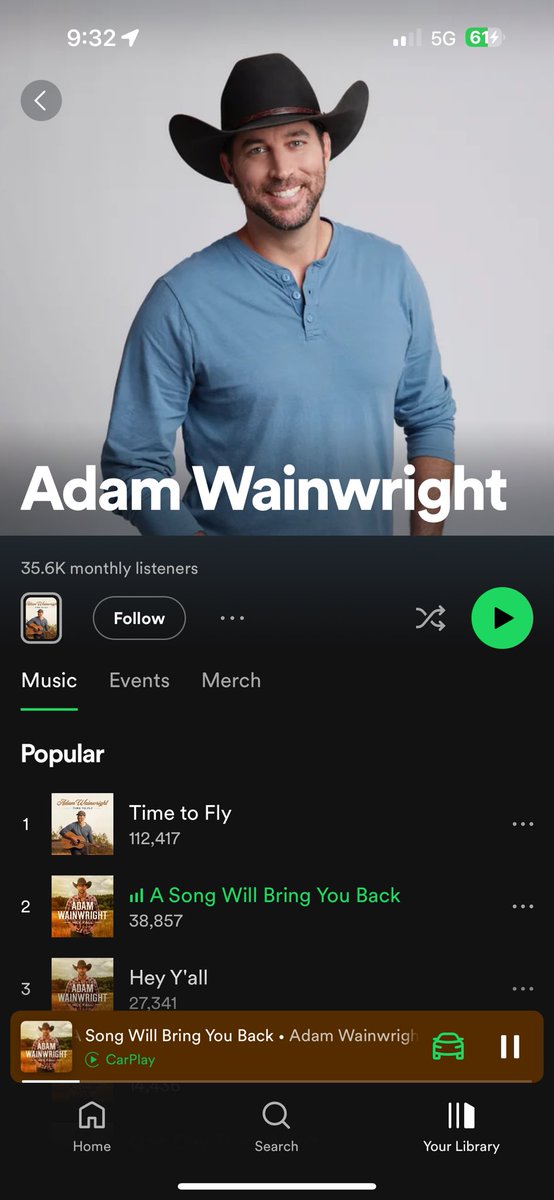 Adam Wainwright makes country music???? And why is it decent????