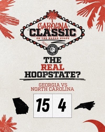 Georgia is starting to run away on North Carolina. Georgia Canes and Sewer South are undefeated in the Carolina Classic