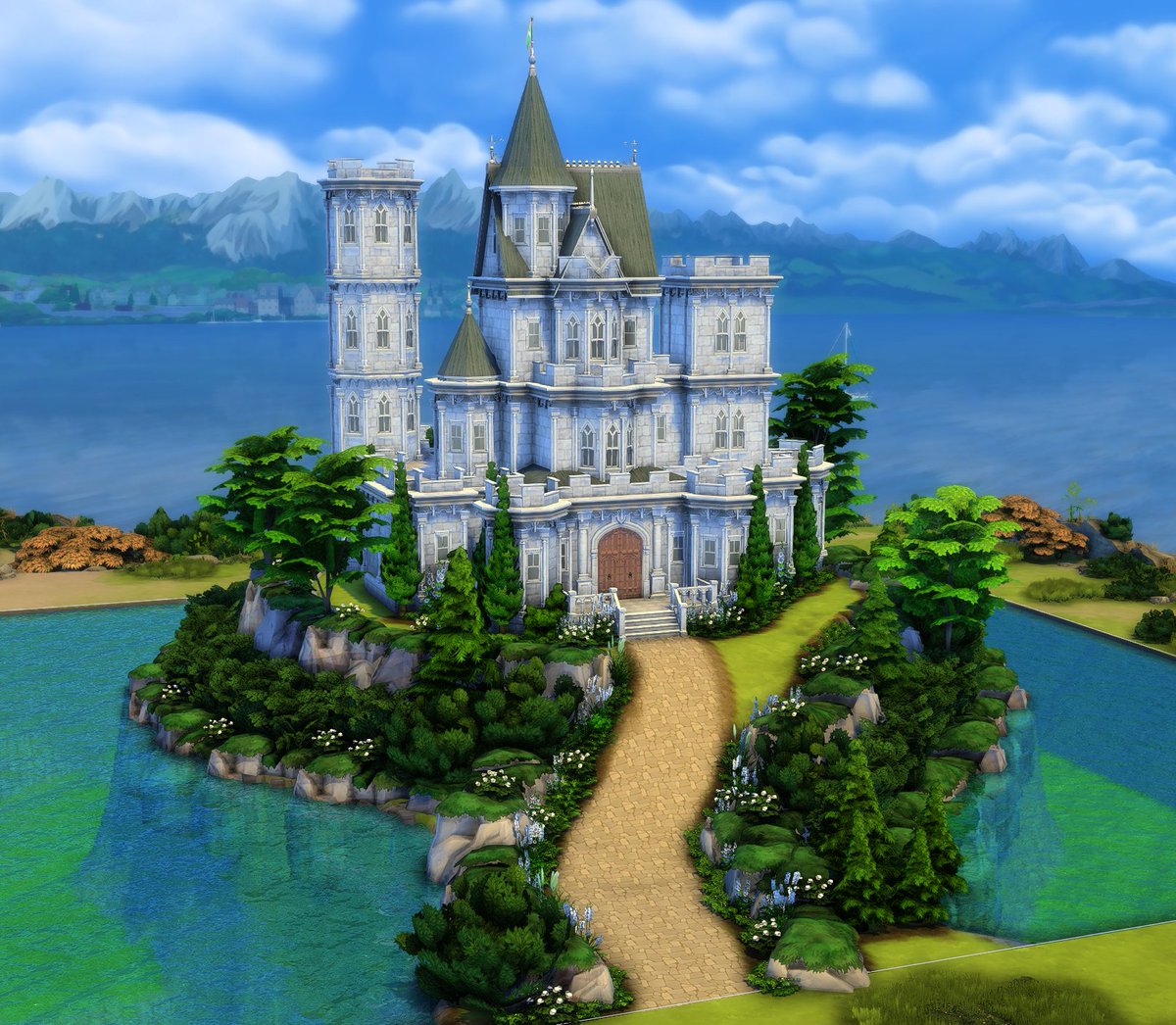 i hate it here so i will go to secret gardens in my mind✨ -- #EAPartner #TheSims4 #ShowUsYourBuilds