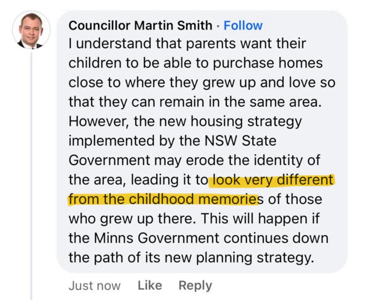 Clr Martin Smith is going to court to block new housing to preserve his childhood nostalgia
