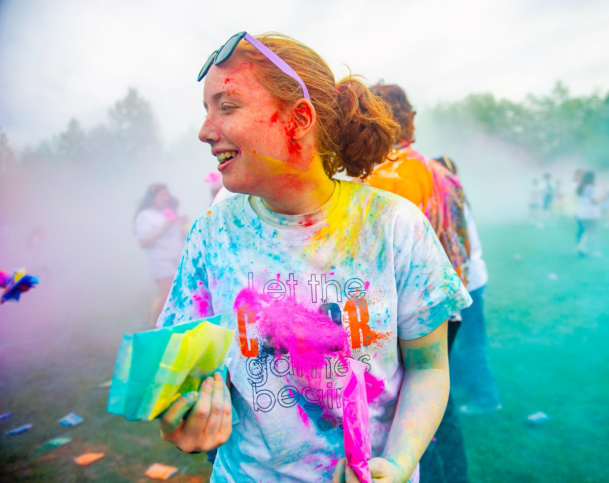 Things got REALLY colorful last week at Port Susan Middle School! Students participated in an epic color battle on their field as a reward from a PTO fundraising event. Thank you to everyone who donated to help support some of the school's extracurricular activities.