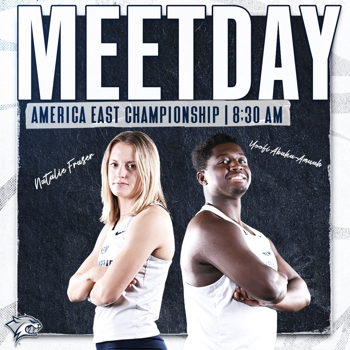 Day two of the America East Outdoor Championships is here!

Women's Meet Day Central ➡️ tinyurl.com/37tjj66uMen's 
Meet Day Central ➡️ tinyurl.com/5n8yc3jj 

#BeTheRoar
