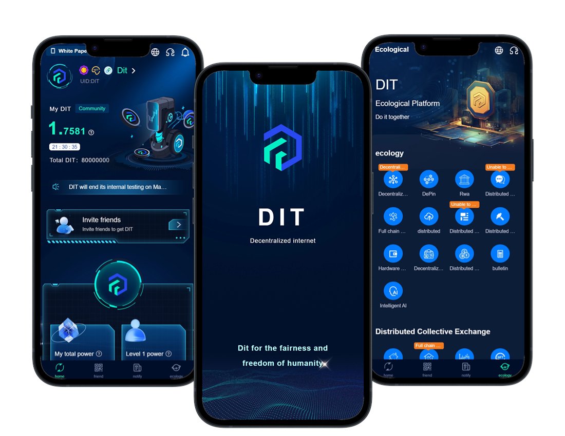 DIT will launch the app at 08:00 on UTC 2024.05.05. We will release Android and iOS versions, please download them on the official website homepage.
