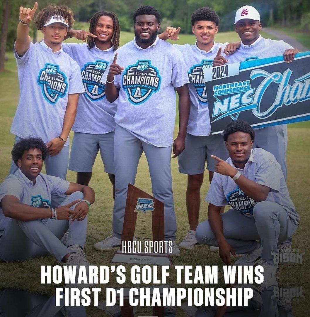 Howard University Men's golf team captured its first Northeast Conference (NEC) title