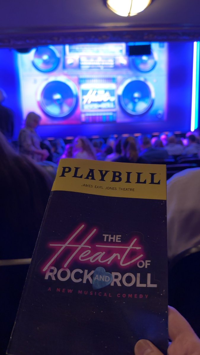 Run, don’t walk! And go see @HeartofRNRBway… this won’t be my last time going back to the 80’s. Everything about this show is perfection!