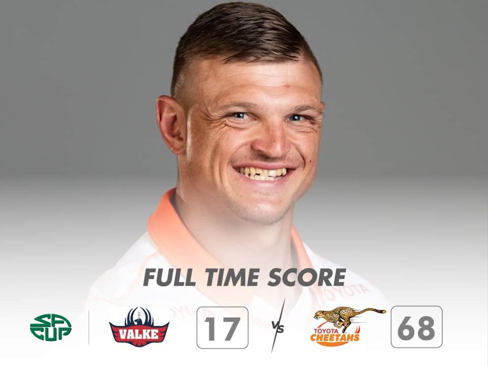 Full-Time:
🏆SA Cup    

Valke 1️⃣7️⃣-6️⃣8️⃣ Toyota Cheetahs    

Toyota SA 

#SACup
#GlobalSportsNews 

©️ Cheetahs