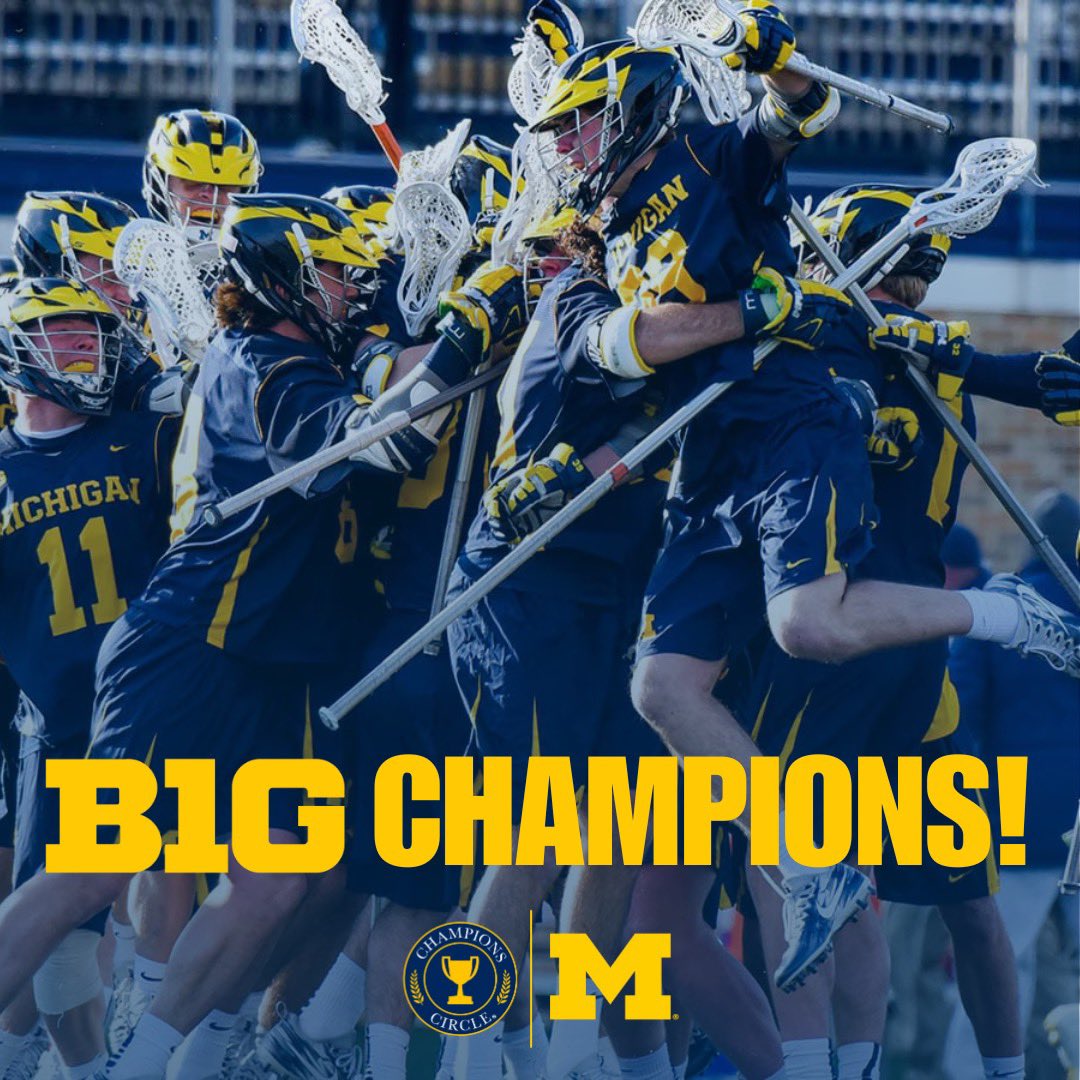 Congratulations! @UMichLacrosse