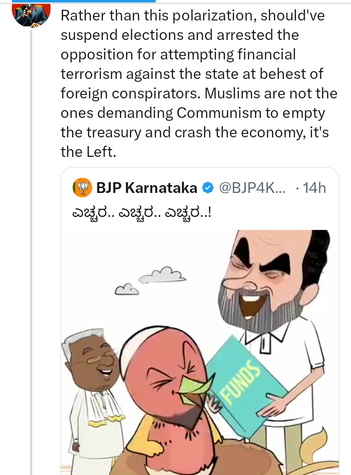 > Two parties that aren't going to win have said something I didn't like. Quick take away my rights and govern me harder mudi ji.
