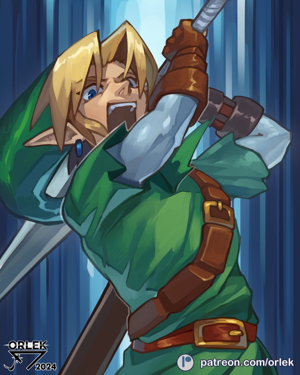 Link - Zelda Ocarina of Time.