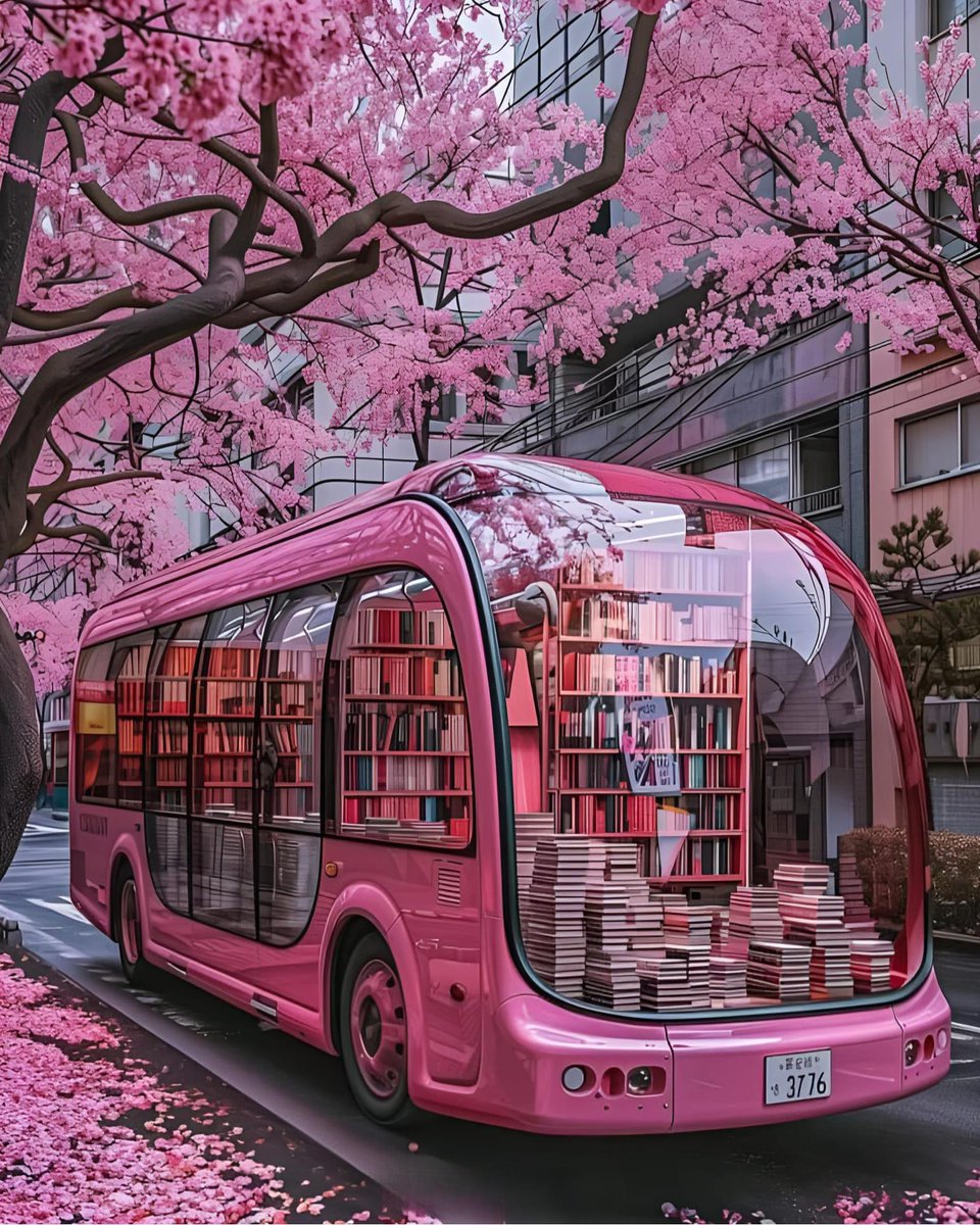 Library Of Sakura Bus, Japan 🇯🇵