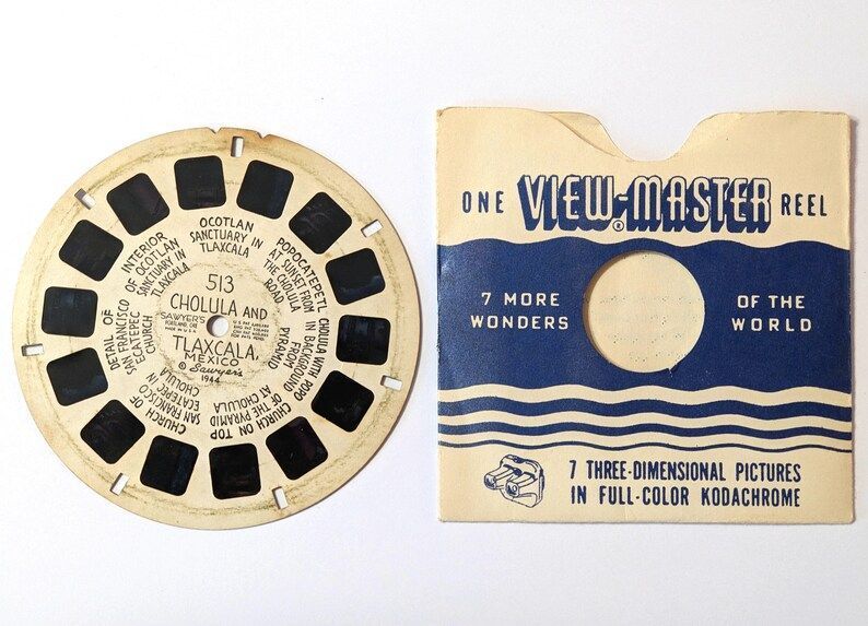 CHOLULA and TLAXCALA MEXICO #ViewMaster Reel 513, 1944 Rare by COINeredShop etsy.me/3HmRvdi