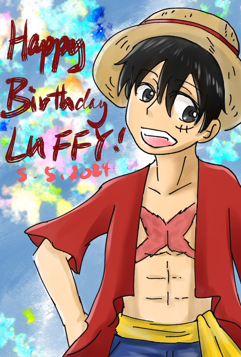 Happy Birthday, Luffy!👒🥳🎊#LuffyBirthday2024