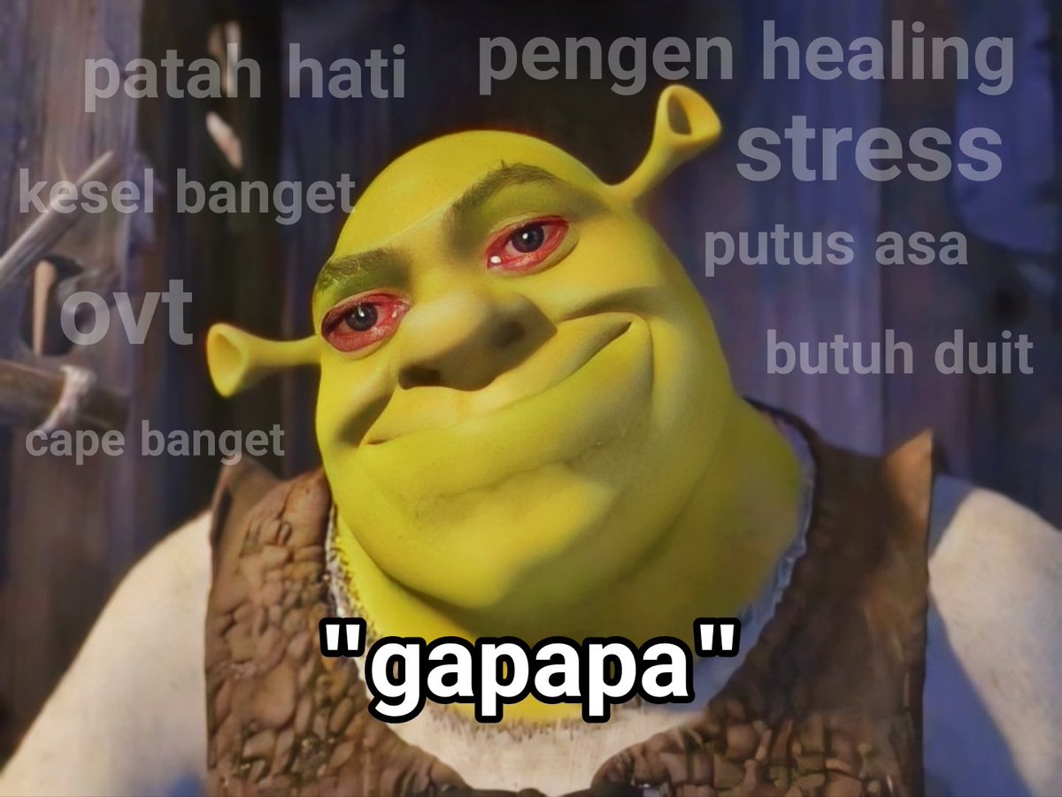 "kamu kenapa?"

me: