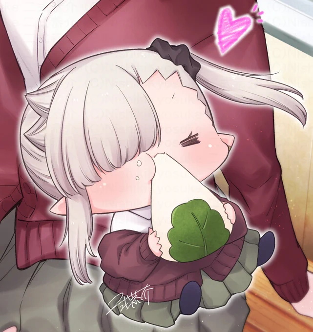 #こどもの日 #ちゃんと吸えない吸血鬼ちゃん カシワモチィ 