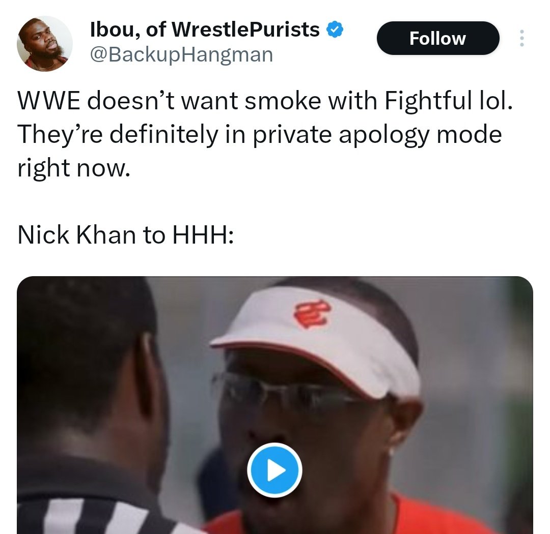 Fightful aren't mafia ya goof 🤡