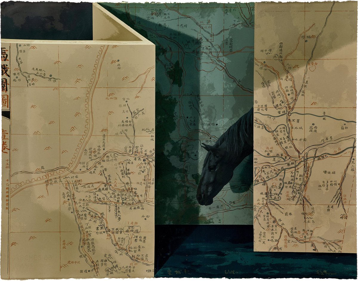 EAC_SPACE's tweet photo. Xu Lei 徐累
Memoirs of a Ghost Town 空城記, 2001
Silkscreen on paper
22 4/5 × 29 1/10 in | 58 × 74 cm
Frame included
Edition of 80
USD 5,800

https://t.co/Z6HlYNfazZ

#xulei #chinesecontemporaryink https://t.co/2vXMAXKjOW