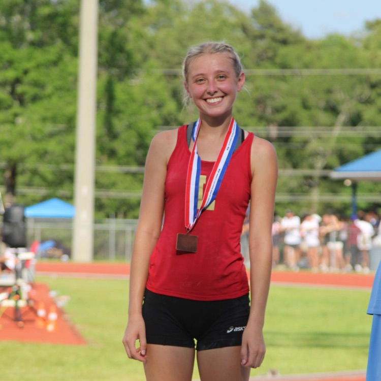 Congratulations to Lafayette pole vaulter Allie Drewrey on her 3rd place finish at the 5A Track and Field championships.