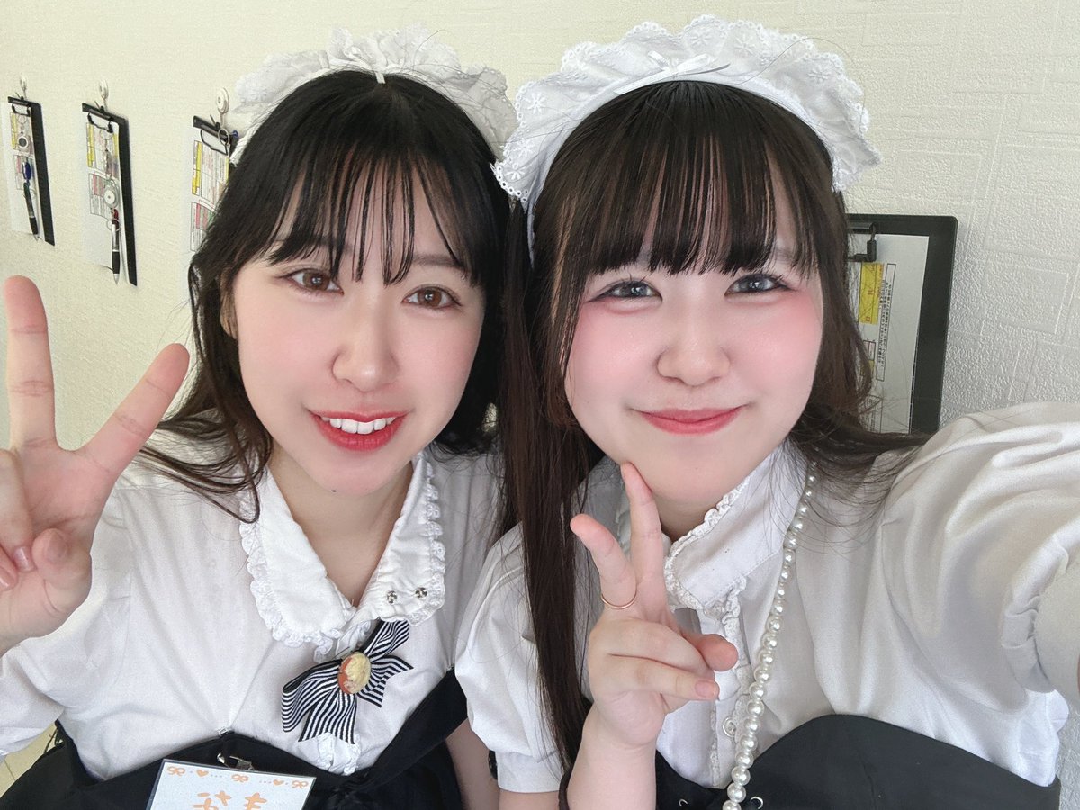 miamaid103a's tweet photo. まなさんとおきゅいん〜！
可愛いーーー！😭😭😭︎🫶🏻︎🫶🏻
かのんさんもとっても久しぶりでいるみたいです🎶

12:00〜17:00  mia秋葉原います！
今日も可愛くしてきたから、ご主人様来てくださいね💓 https://t.co/ea1mmhaVdl