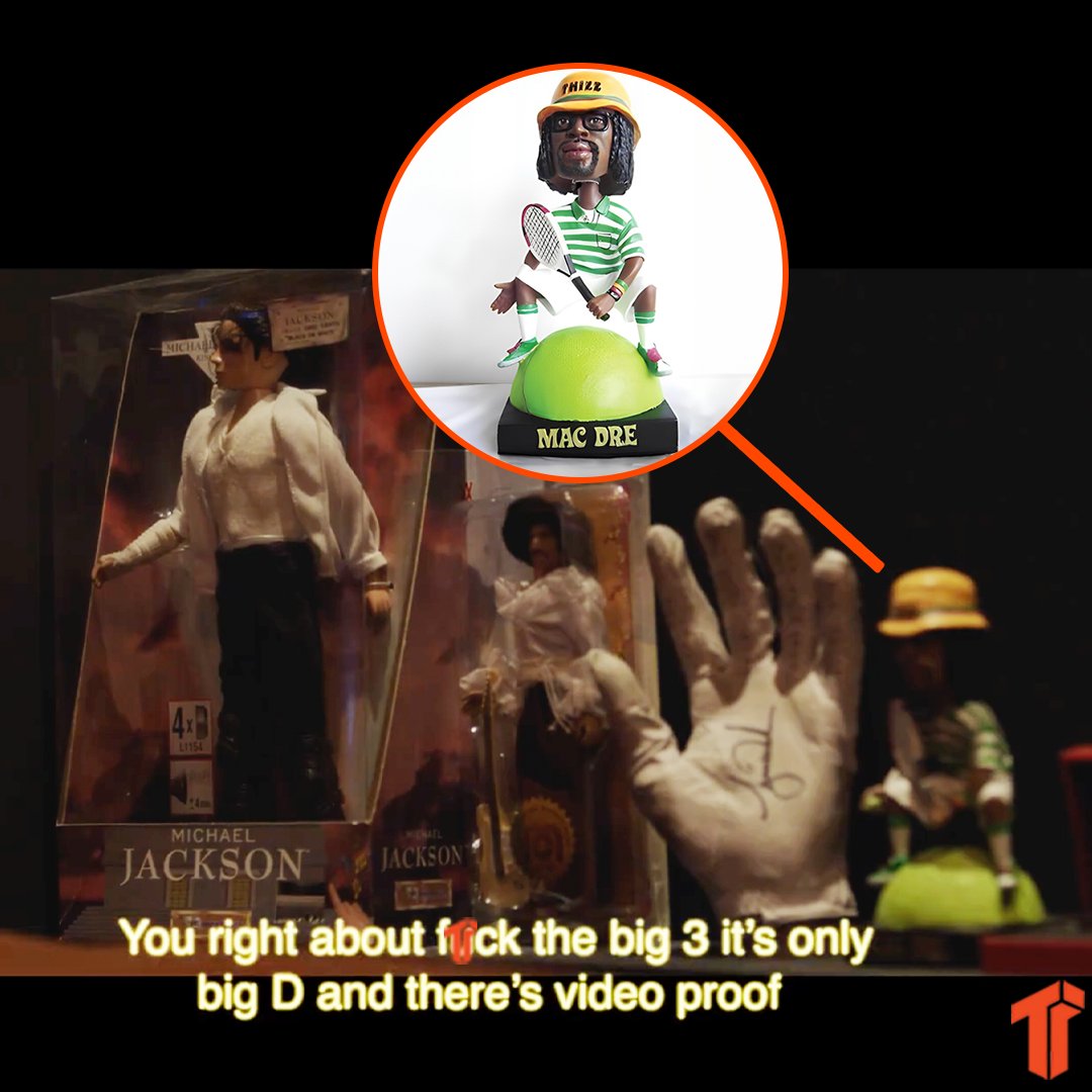 Folks have spotted a Mac Dre bobblehead in Drake's latest Kendrick Lamar diss 'Family Matters' 👀 What do you think of #Drake paying homage to rap legend #MacDre in his video?