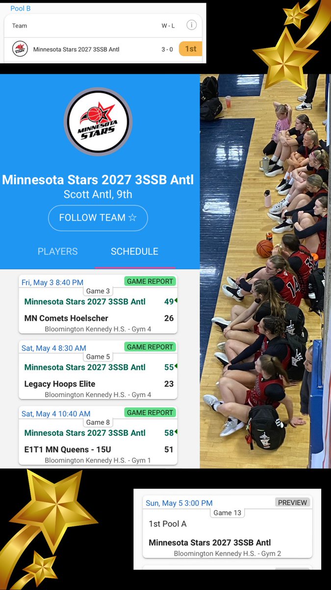 girlsbball247's tweet image. Great 2 days  of competition going 3-0!
Cannot wait to get back at it tomorrow!
#onegameatatime 
@MinnesotaStars