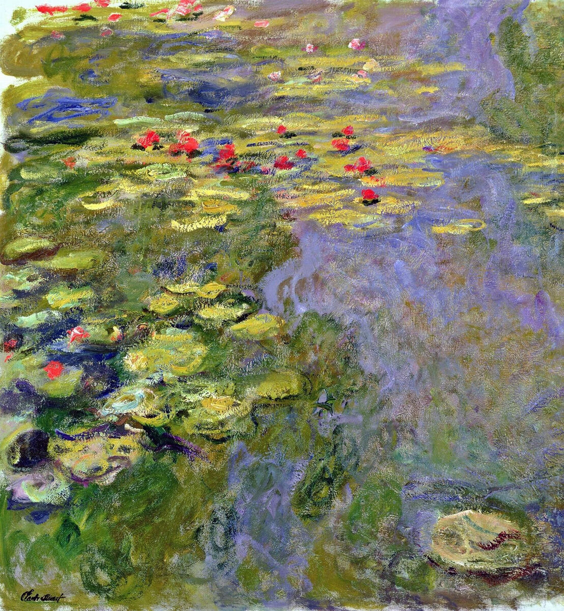 Water Lilies 1919 linktr.ee/monet_artbot