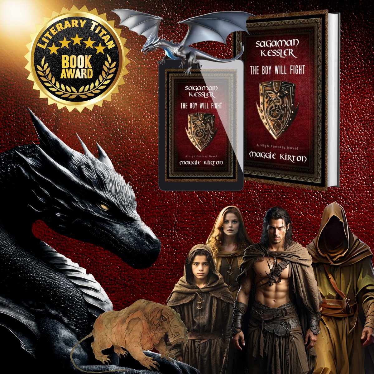 Thank you for this recognition @LiteraryTitan!
May this series continue to enthrall and entertain readers and impart valuable lessons through its characters' experiences.

👉 mybook.to/sagamankessler1
#highfantasy #amreading #mustread #Sagamanseries
