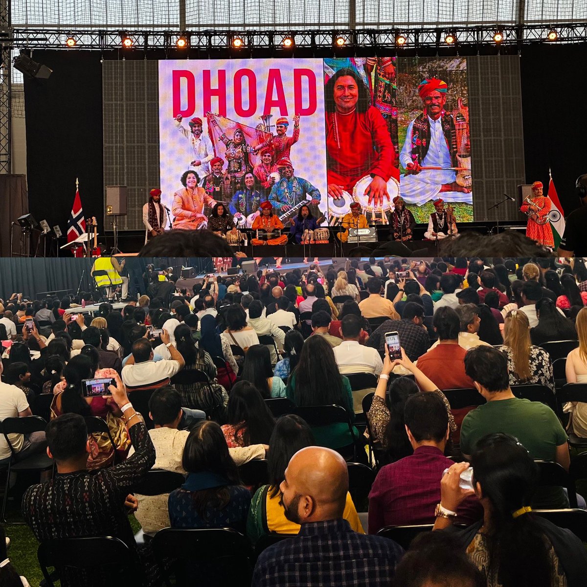 Rahis Bharti (@bhartirahis) on Twitter photo "#RahisBharti and his #DHOAD group from #Rajasthan mesmerized the audience at Oslo Holi Festival. It was an honor to meet former Prime Minister Erna Solberg <a href="/erna_solberg/">Erna Solberg</a> thanks to His Excellency Acquino Vimal, the Ambassador of India in Norway, <a href="/acquino/">Acquino Vimal</a> <a href="/IndiainNorway/">India in Norway</a> "#RahisBharti and his #DHOAD group from #Rajasthan mesmerized the audience at Oslo Holi Festival. It was an honor to meet former Prime Minister Erna Solberg <a href="/erna_solberg/">Erna Solberg</a> thanks to His Excellency Acquino Vimal, the Ambassador of India in Norway, <a href="/acquino/">Acquino Vimal</a> <a href="/IndiainNorway/">India in Norway</a>