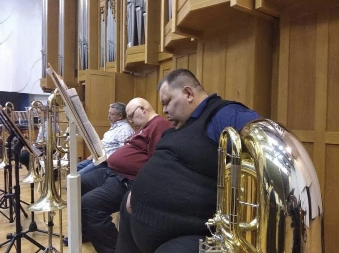 #jokeoftheday Name this symphony! #music #brass #tuba #trombone