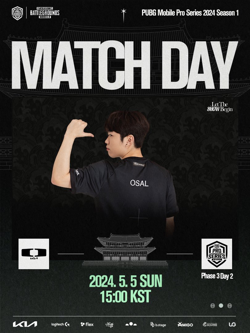 [#PUBGM] PMPS S1 Phase 3 Day 2 오늘은 오월 오일 '오살의 날' Let's go OSAL! Today is May 5th, 'OSAL's Day'. Let's go OSAL! 今日は5月5日、「OSALの日」です。Let's go OSAL! #DplusKIA #DKWIN #DK_PUBGM #LetTheShowBegin #PMPS