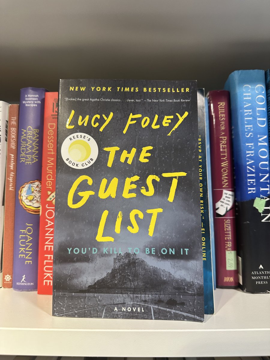 The Guest List by Lucy Foley 
$5.98

Shop here:  rb.gy/832fma

#bookstore #keepthelightonbookstore #thrillerbooks #usedbooks #lucyfoley