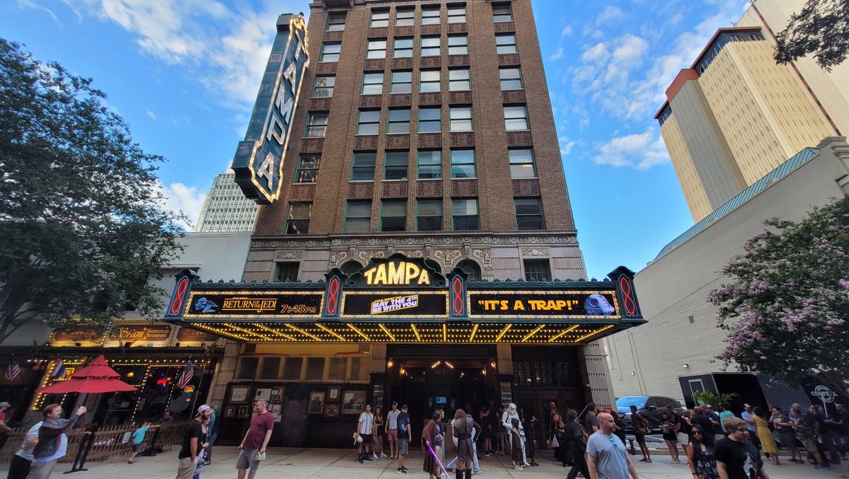 Thank you @tampatheatre for an amazing #StarWarsDay2024 .