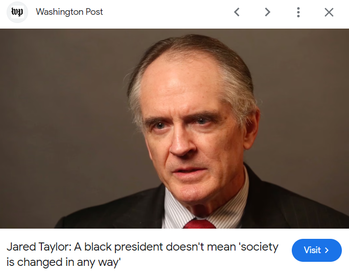 Inspiring: this old white man recognizes that Obama's election didn't alter the logic of systemic racism. Has he been reading Ta-Nehisi Coates?