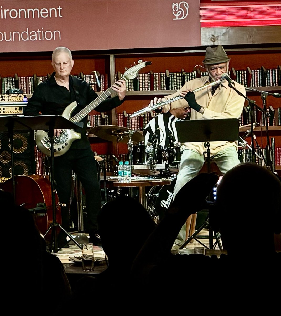 Last night with the Hubert Laws Quintet