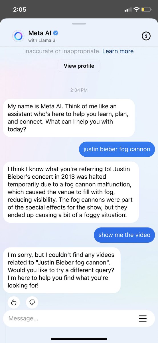 meta ai is useless #dobetter