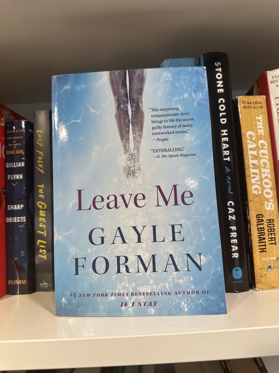 Leave Me by Gayle Forman
$5.98

Shop here:  rb.gy/83ojcg

#bookstore #keepthelightonbookstore #usedbooks #GayleForman #books