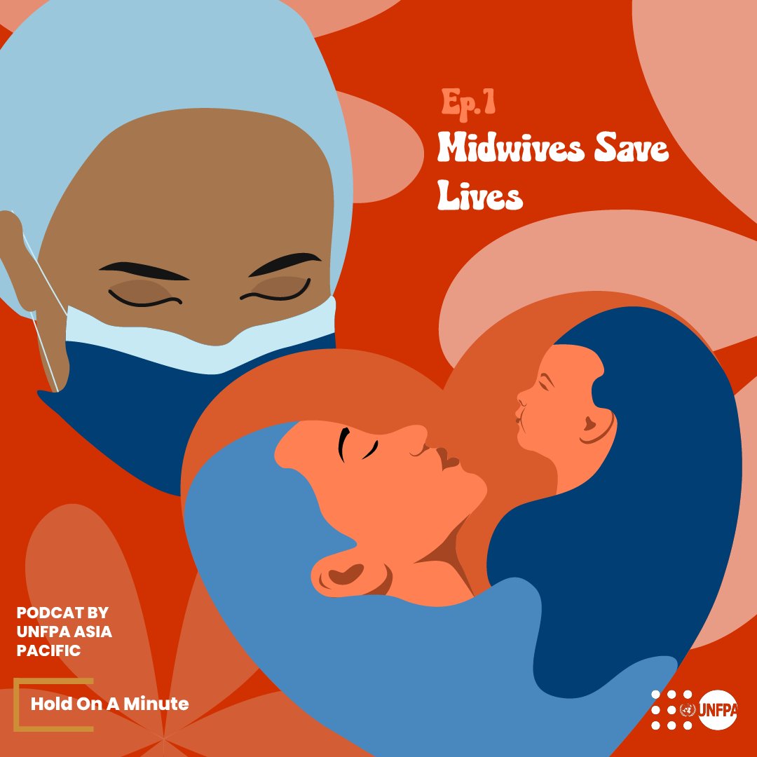 This #DayoftheMidwife, tune in to the @UNFPA podcast where UNFPA Asia-Pacific Regional Advisor for Sexual & Reproductive Health & Rights, @BreenKamkong, and Midwifery Educator from #PapuaNewGuinea, Cherolyn Polomon, discuss how investing in midwives can saves lives. Tune in now:…